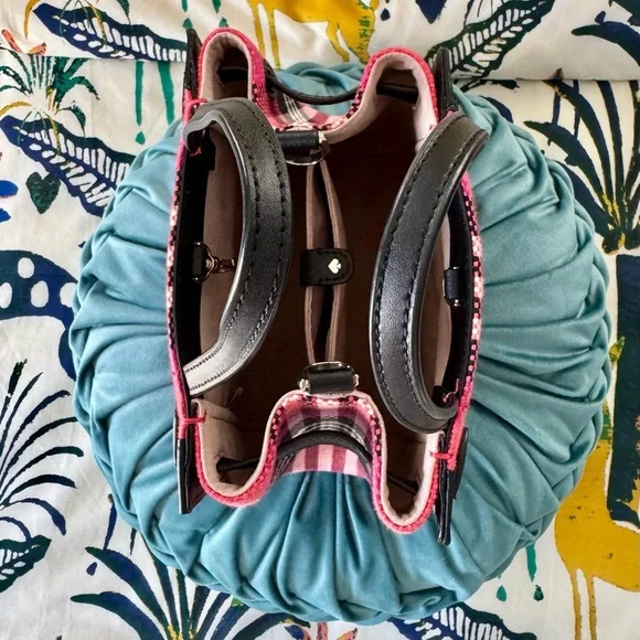 Kate Spade Small Plaid Purse and Card Case Bundle - Picture 6 of 10